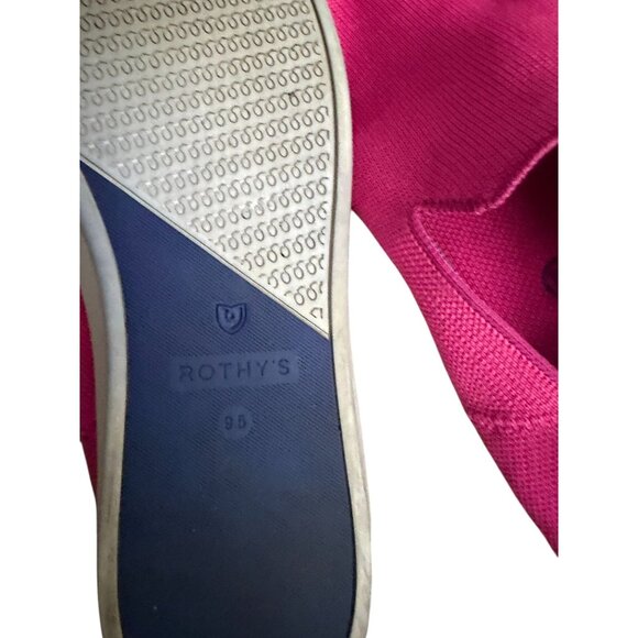 ROTHYS Pink Women's Slip on Sneakers Size 9.5 - Picture 4 of 8